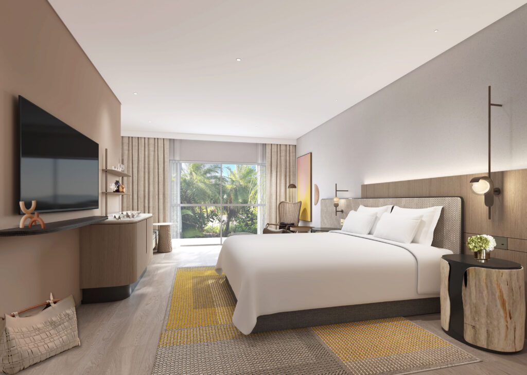 Render of bedroom at Hilton Palm Cove