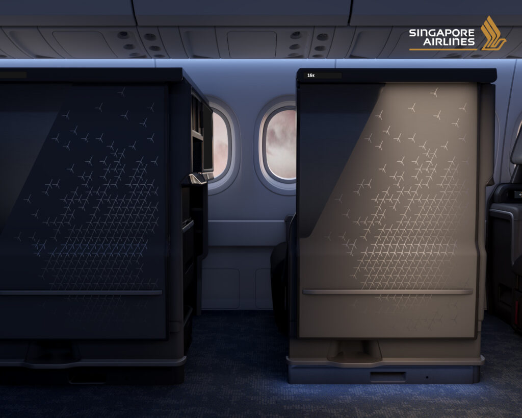 New Singapore Airlines Business Class render