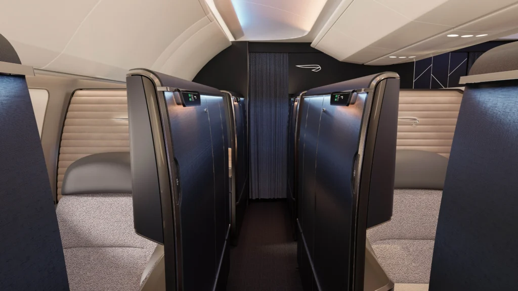 New British Airways Frist Class cabin