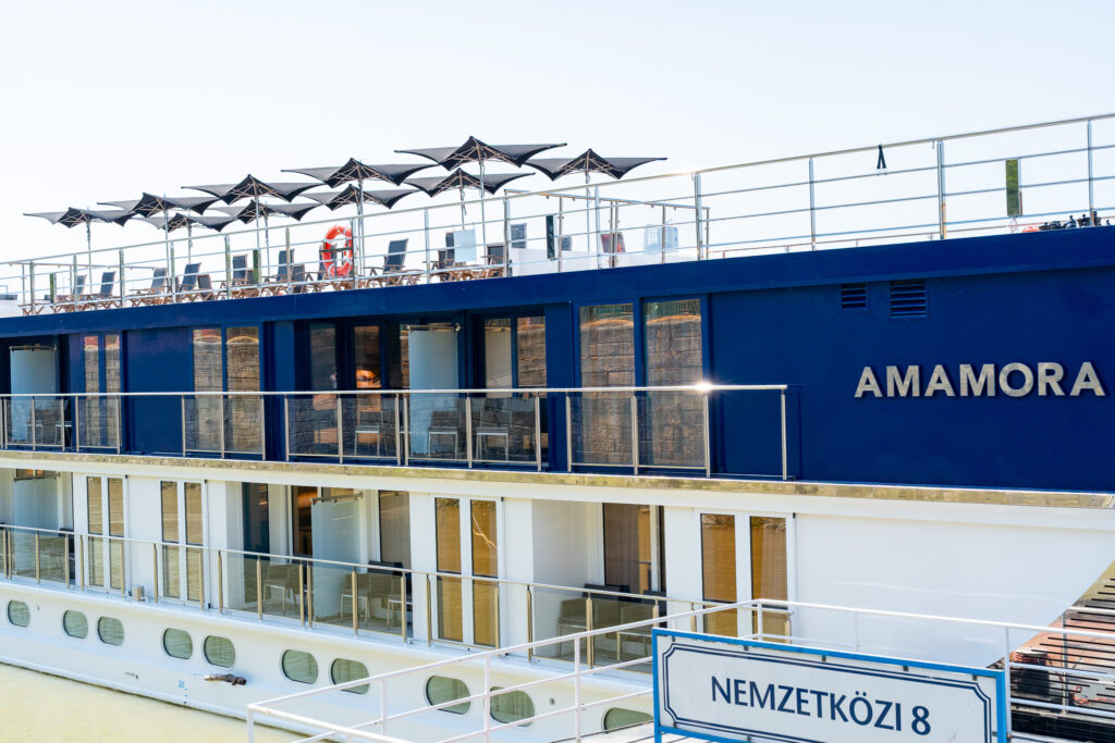 Sun deck on AmaMora