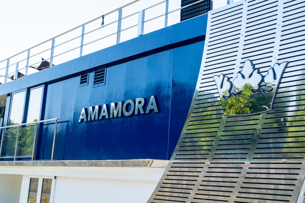 AmaMora docked at Vilshofen