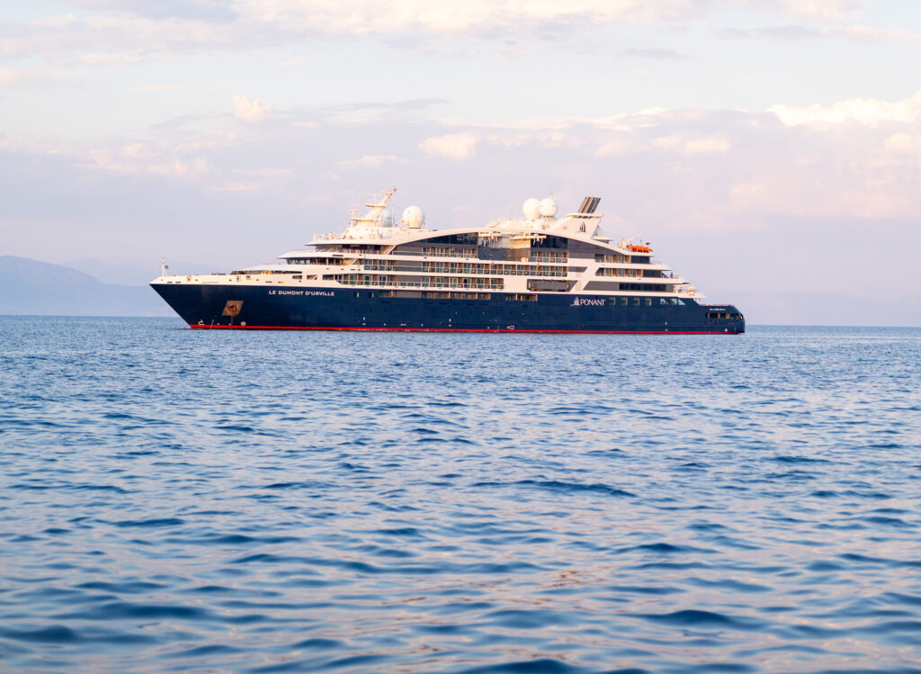 Ponant Explortions' Le Dumont D'Urville. Photo: Harmeet Sehgal