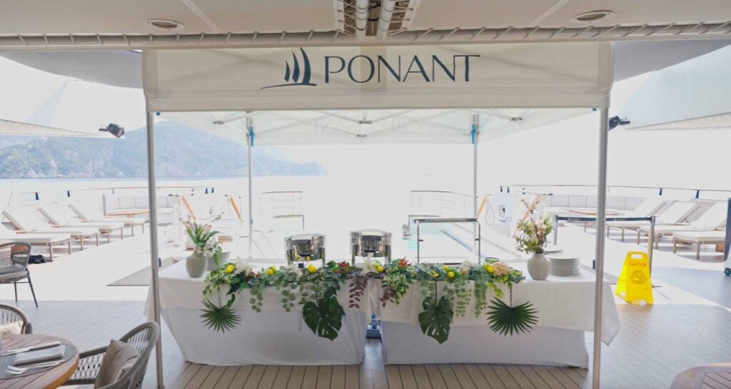 Le Grill on the aft of Dumont D'Urville. Photo: Harmeet Sehgal