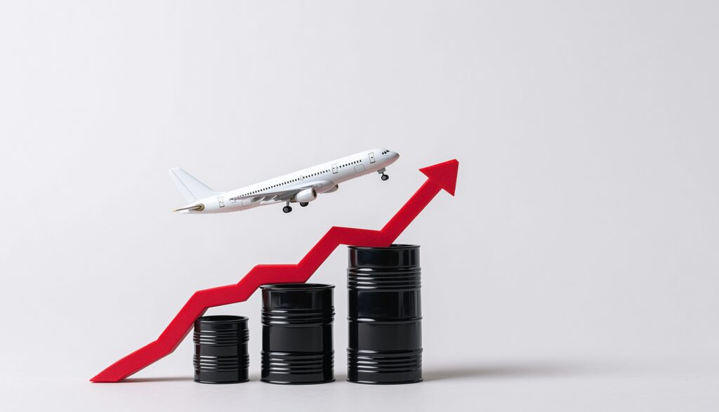 Airlines struggling with the cost of jet fuel