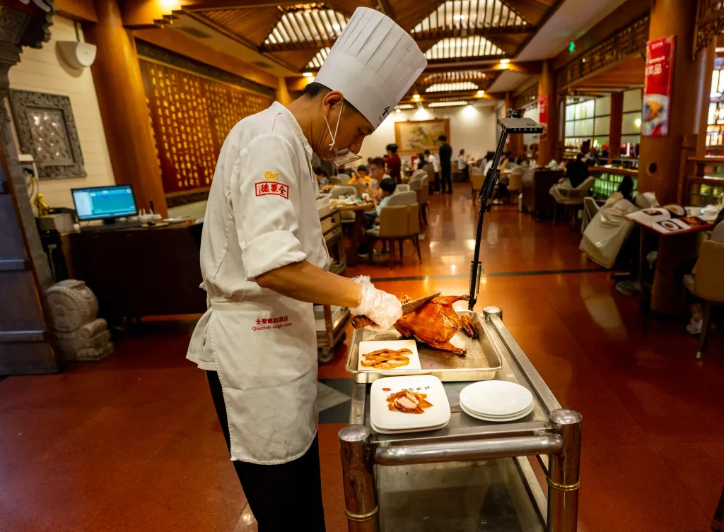 Famous Peking Duck experience in Beijing. Photo: Harmeet Sehgal